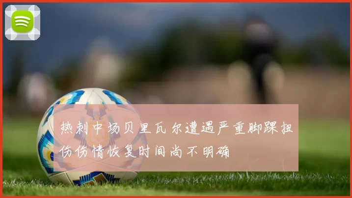 热刺中场贝里瓦尔遭遇严重脚踝扭伤伤情恢复时间尚不明确